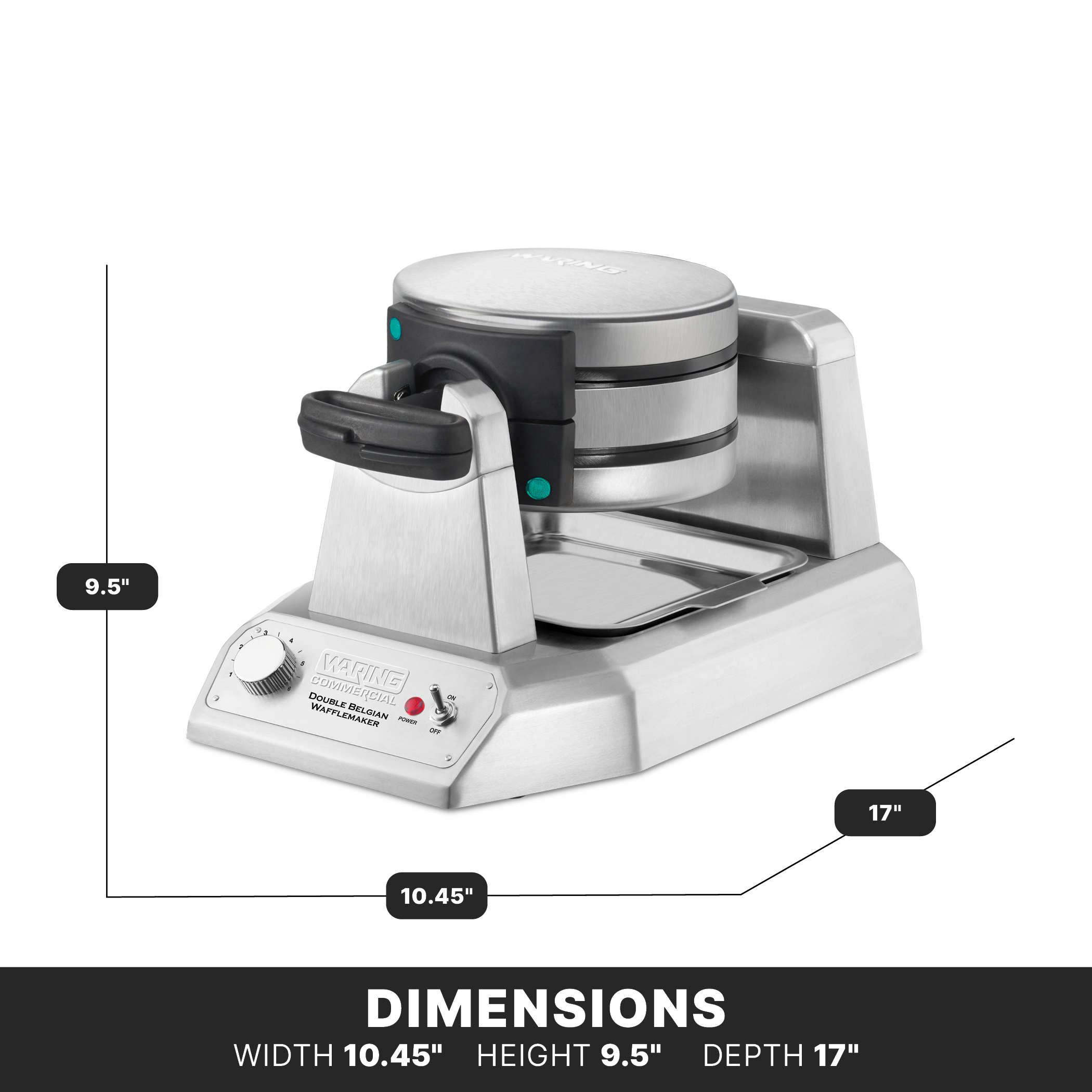 キッチン家電 Waring Belgian Waffler UNO Amazon.com: Waring Pro WMK250SQ 4-Slice Belgian Waffle Maker